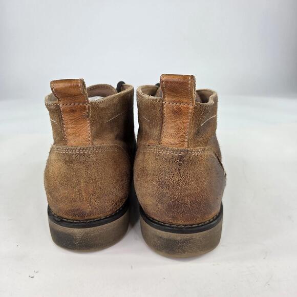 Bed Stu Rayburn Men's Rustic Suede Leather Ankle Boot US 9.5 Brown Chukka Boots - Picture 5 of 9